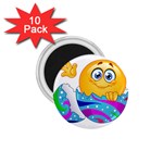 Easter egg Emoji 1.75  Magnet (10 pack) 