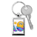 Easter egg Emoji Key Chain (Rectangle)