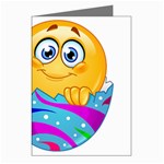 Easter egg Emoji Greeting Cards (Pkg of 8)