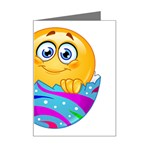 Easter egg Emoji Mini Greeting Card