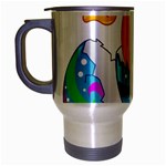 Easter egg Emoji Travel Mug (Silver Gray)