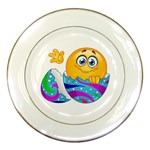 Easter egg Emoji Porcelain Plate