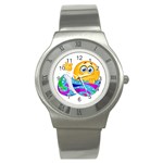 Easter egg Emoji Stainless Steel Watch