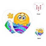 Easter egg Emoji Playing Cards (Heart)