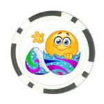 Easter egg Emoji Poker Chip Card Guard