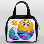 Easter egg Emoji Classic Handbag (Two Sides)