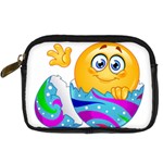 Easter egg Emoji Digital Camera Leather Case