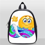 Easter egg Emoji School Bag (Small)