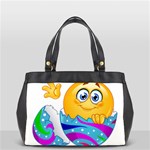 Easter egg Emoji Oversize Office Handbag (2 Sides)