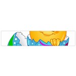 Easter egg Emoji Flano Scarf (Small)