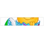 Easter egg Emoji Flano Scarf (Large)