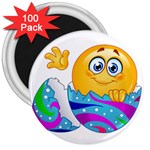 Easter egg Emoji 3  Magnet (100 pack)