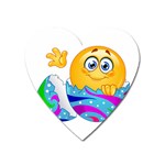 Easter egg Emoji Magnet (Heart)