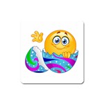 Easter egg Emoji Magnet (Square)