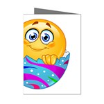 Easter egg Emoji Mini Greeting Cards (Pkg of 8)