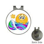 Easter egg Emoji Golf Ball Marker Hat Clip