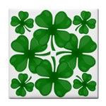 4 leaf clover Tile Coaster