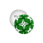 4 leaf clover 1.75  Button