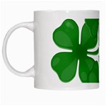 4 leaf clover White Mug