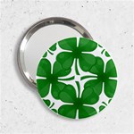 4 leaf clover 2.25  Handbag Mirror