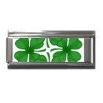 4 leaf clover Superlink Italian Charm (9mm)