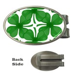 4 leaf clover Money Clip (Oval)