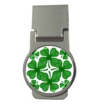 4 leaf clover Money Clip (Round)