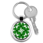 4 leaf clover Key Chain (Round)