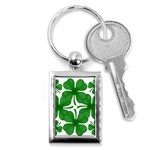 4 leaf clover Key Chain (Rectangle)