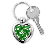 4 leaf clover Key Chain (Heart)