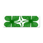 4 leaf clover Sticker (Bumper)