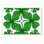 4 leaf clover Postcard 5  x 7 