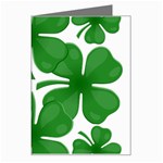 4 leaf clover Greeting Card