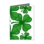 4 leaf clover Mini Greeting Card