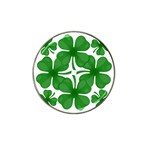 4 leaf clover Hat Clip Ball Marker