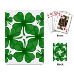 4 leaf clover Playing Cards Single Design