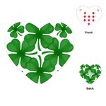 4 leaf clover Playing Cards (Heart)