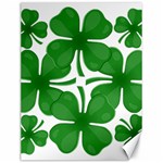 4 leaf clover Canvas 12  x 16 