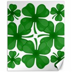 4 leaf clover Canvas 16  x 20 