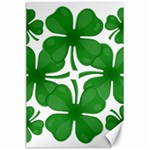 4 leaf clover Canvas 24  x 36 