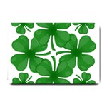 4 leaf clover Small Doormat