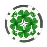 4 leaf clover Poker Chip Card Guard