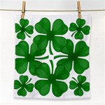 4 leaf clover Face Towel