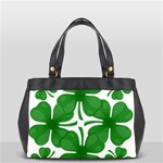 4 leaf clover Oversize Office Handbag (2 Sides)