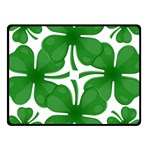 4 leaf clover Fleece Blanket (Small)