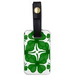 4 leaf clover Luggage Tag (one side)