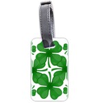 4 leaf clover Luggage Tag (two sides)