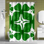 4 leaf clover Shower Curtain 48  x 72  (Small)