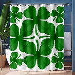 4 leaf clover Shower Curtain 60  x 72  (Medium)