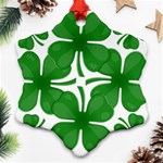 4 leaf clover Ornament (Snowflake)